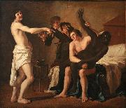 GRAMATICA, Antiveduto Rape of the negro girl oil painting